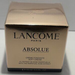 Lancome Absolue Soft Cream with Perpetual Rose Extract 15ml/0.5oz New & Sealed
